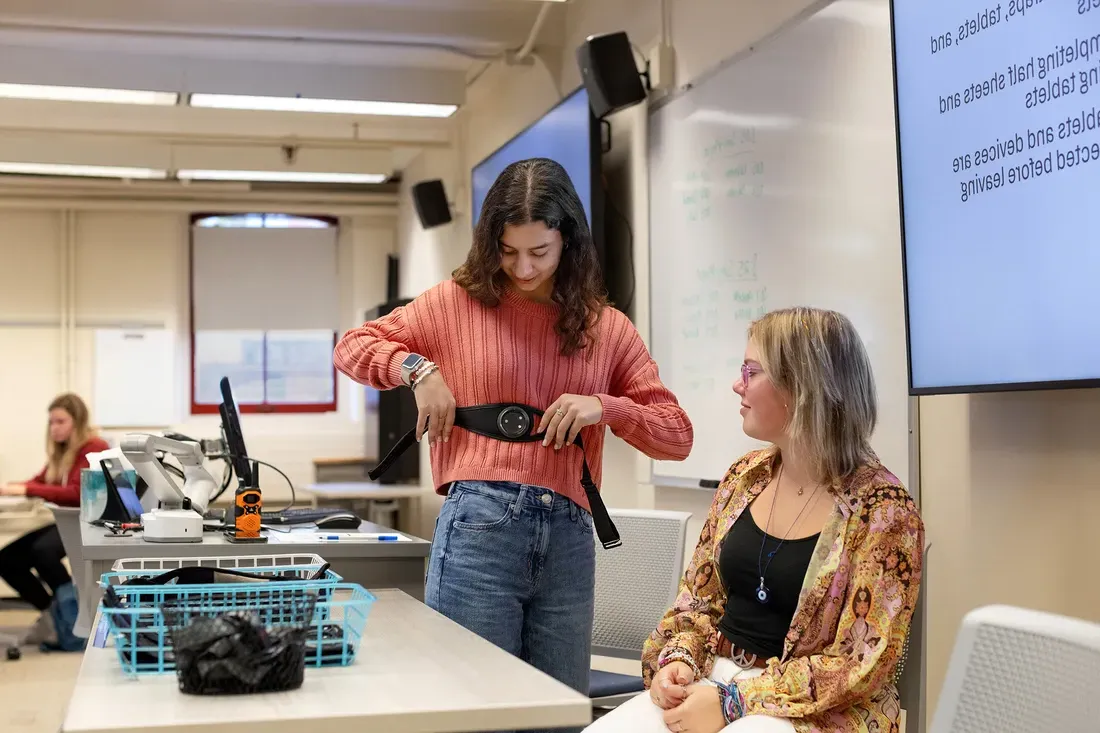 School of Education students in a classroom.